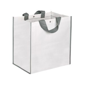 Borsa Shopping in Polipropilene con Bottoncino 40+21x44 | conf. 50